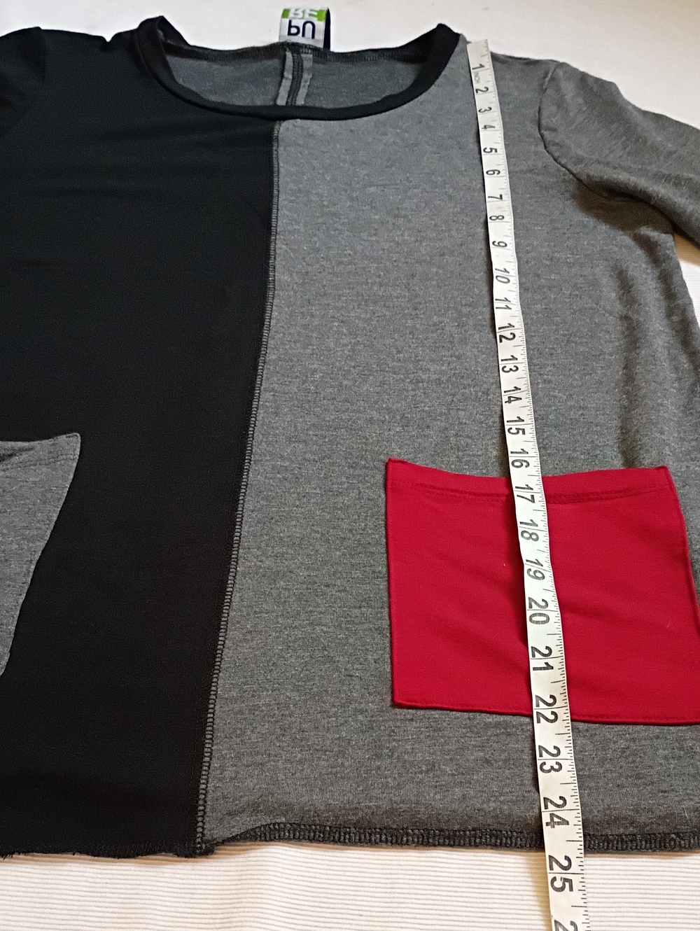 Pure Essence Colorblock Long Sleeve Top View 6